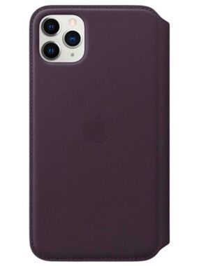 Apple Aubergine iPhone 11 Pro Leather Folio